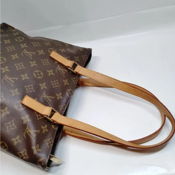 Louis Vuitton Cabas Piano Classic Monogram Tote in Brown and Tan - Picture 4 of 9